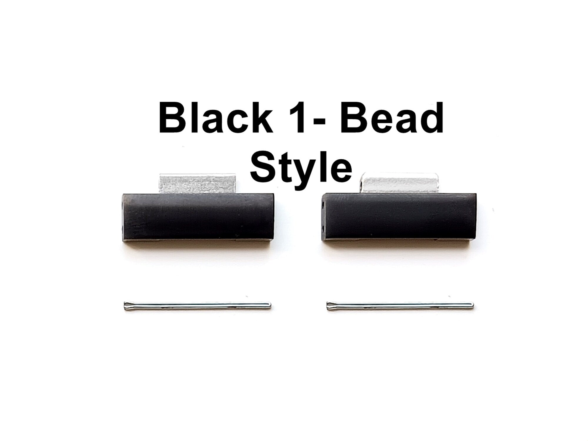 22mm 2 Links for Watch Bands Straps Stainless Steel 1 Bead 3 Bead Style Replacement with Pins Silver Black Color Link Removal Install Tool